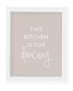 Classy Cards Art Print - Kitchen Dancing