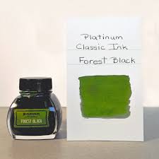 Platinum Classic Bottled Ink - Forest Black 60ml