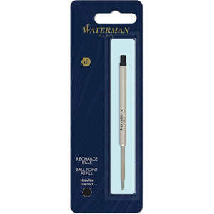 Waterman Ballpoint Refill - Black Fine