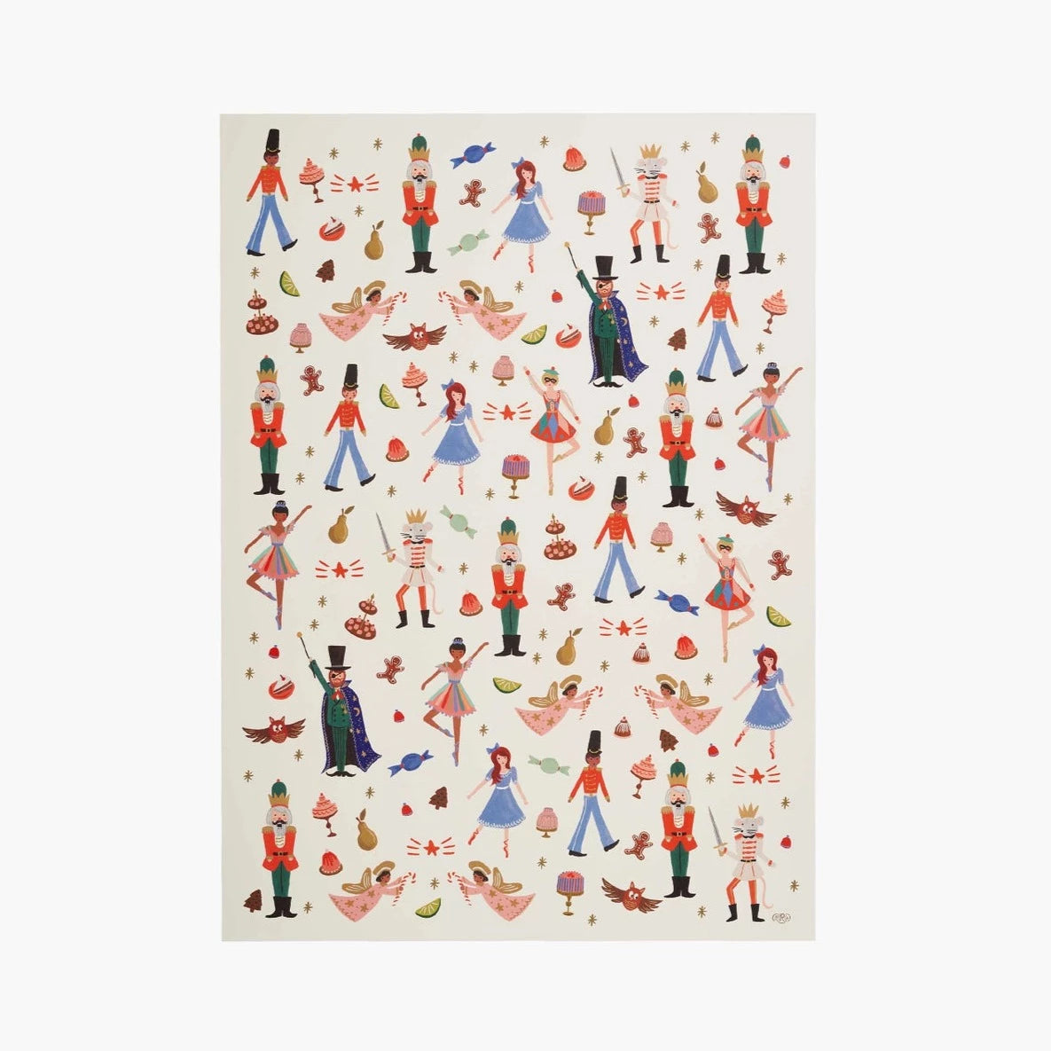 Rifle Paper Co. Wrapping Sheet - Nutcracker